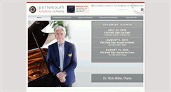 Desktop Screenshot of portsmouthsymphony.org